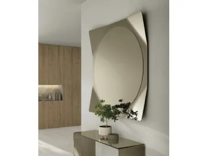 Specchio Lynx con cornice a specchio di Target Point