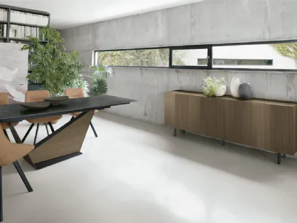 Madia Demetra 220 in laminato effetto legno di Target Point