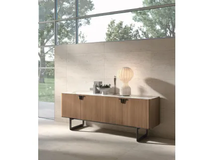 Madia Pandora in materico rovere cognac di Tomasella