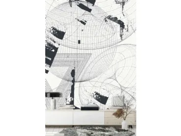 Carta da parati astratta Black&white CP0346 di Pintdecor