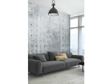 Carta da parati Stile Metropolitano CP0480 effetto lastra di metallo di Pintdecor