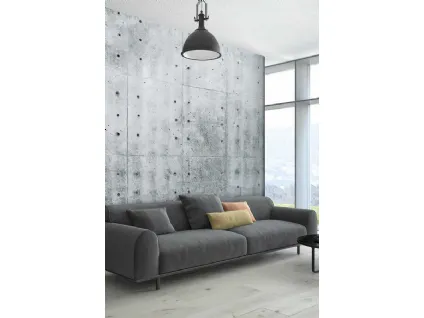 Carta da parati Stile Metropolitano CP0480 effetto lastra di metallo di Pintdecor