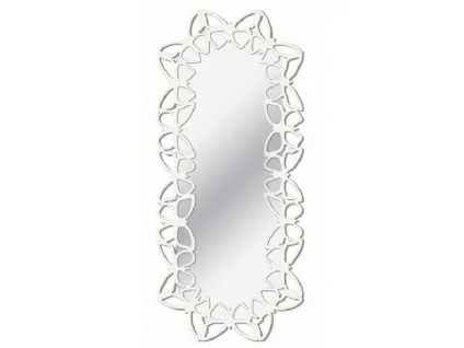 Specchiera Ermes con vetro filo lucido con farfalle di Pintdecor