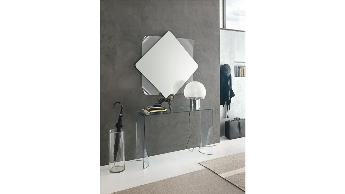Specchio Lynx in vetro curvato di Target Point