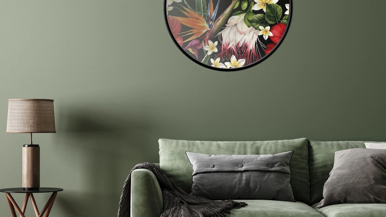 Quadro tondo 01 di Pintdecor