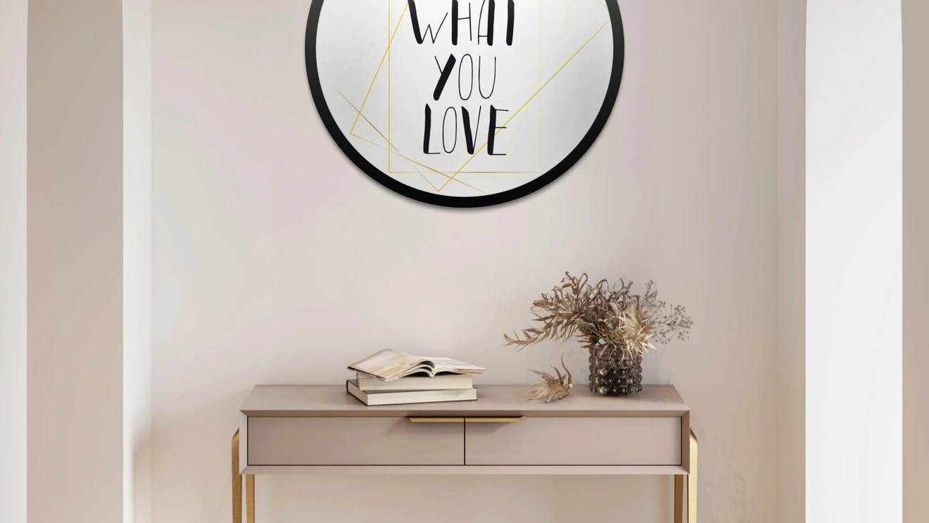 Quadro tondo 03 di Pintdecor