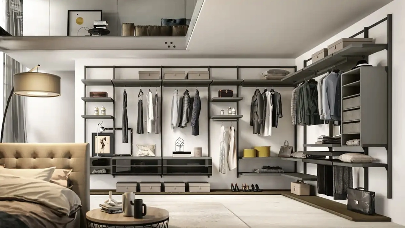 Cabina armadio Orion O423 di Moretti Compact Giorno Notte