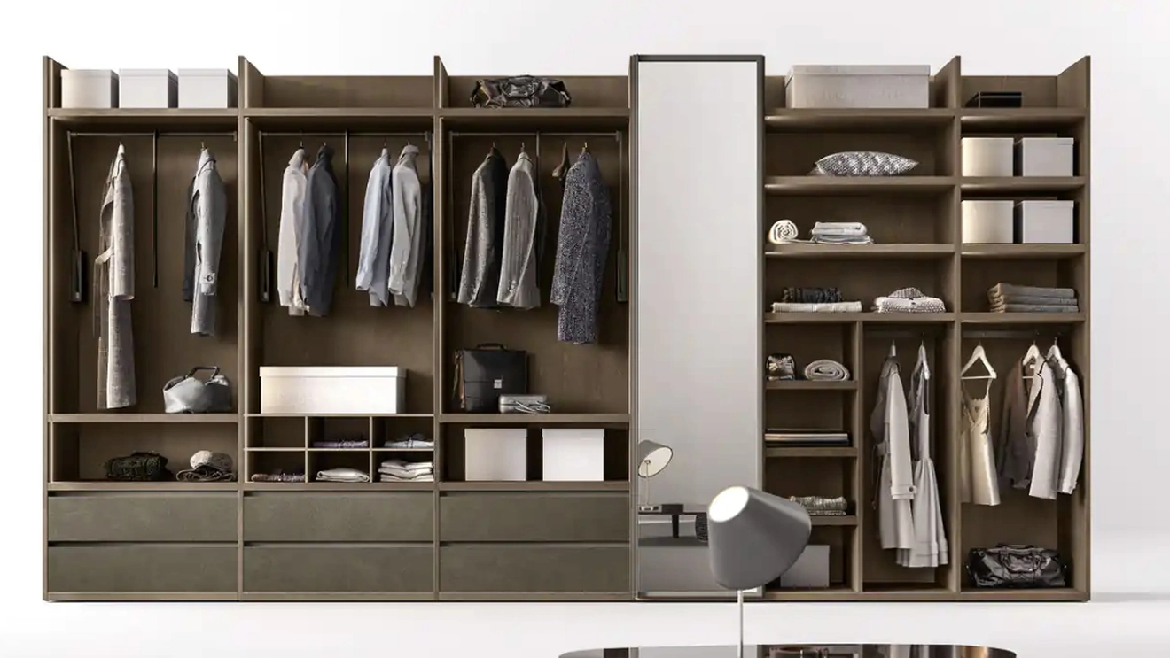 Cabina armadio Taurus T502 di Moretti Compact Giorno Notte