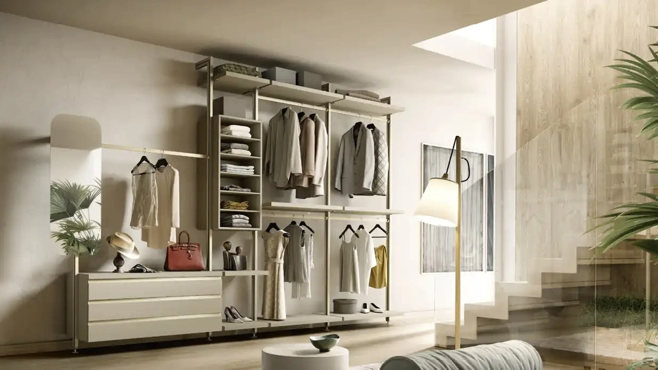 Cabina armadio Virgo V324 di Moretti Compact Giorno Notte