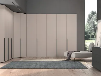 Armadio Vitalyty Angolo Concreta di Colombini Casa