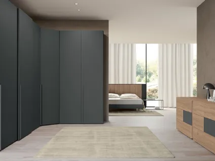Armadio Vitalyty Concreta Angolo Grigio AS03 di Colombini Casa