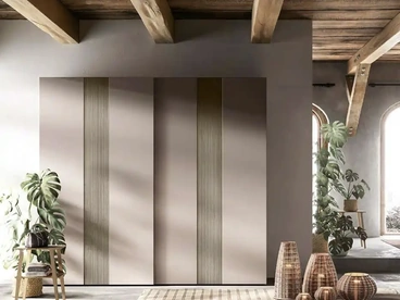 Armadio con ante scorrevoli Maestrale S181 di Moretti Compact Giorno Notte