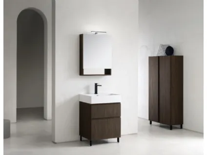 Mobile Bagno da appoggio in nobilitato effetto legno B-GO BG026 di Compab