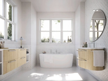 Mobile da Bagno Ho-me plus curvo 59 di Arbi