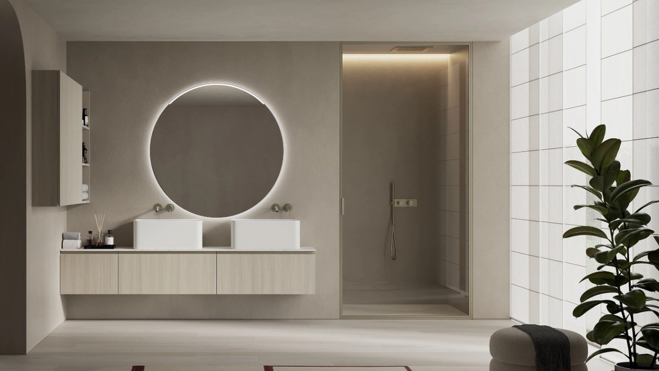 Mobile da Bagno sospeso INK NK005 di Compab