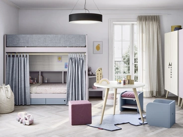 Cameretta con letti a castello Ergo di Nidi