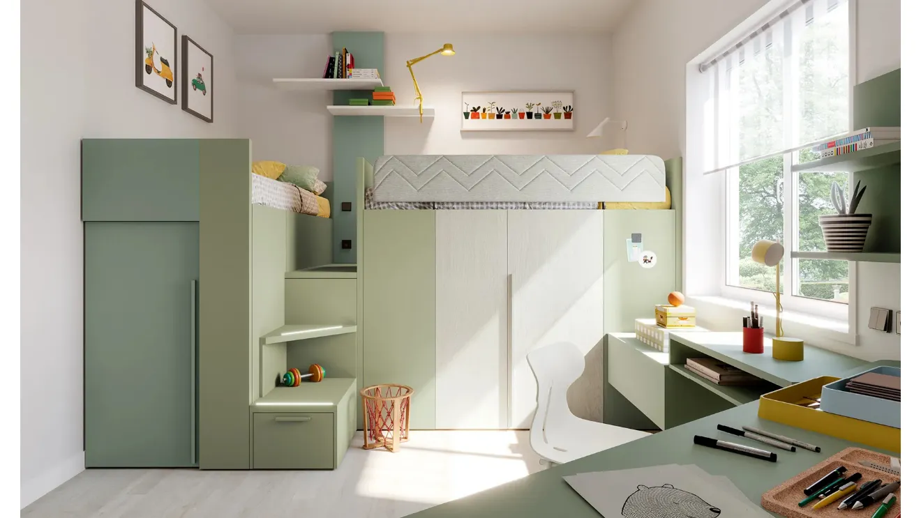 Cameretta Layout 10B di Doimo Cityline