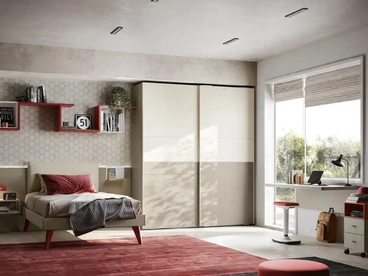 Cameretta per ragazzi Y107 di Moretti Compact Camerette