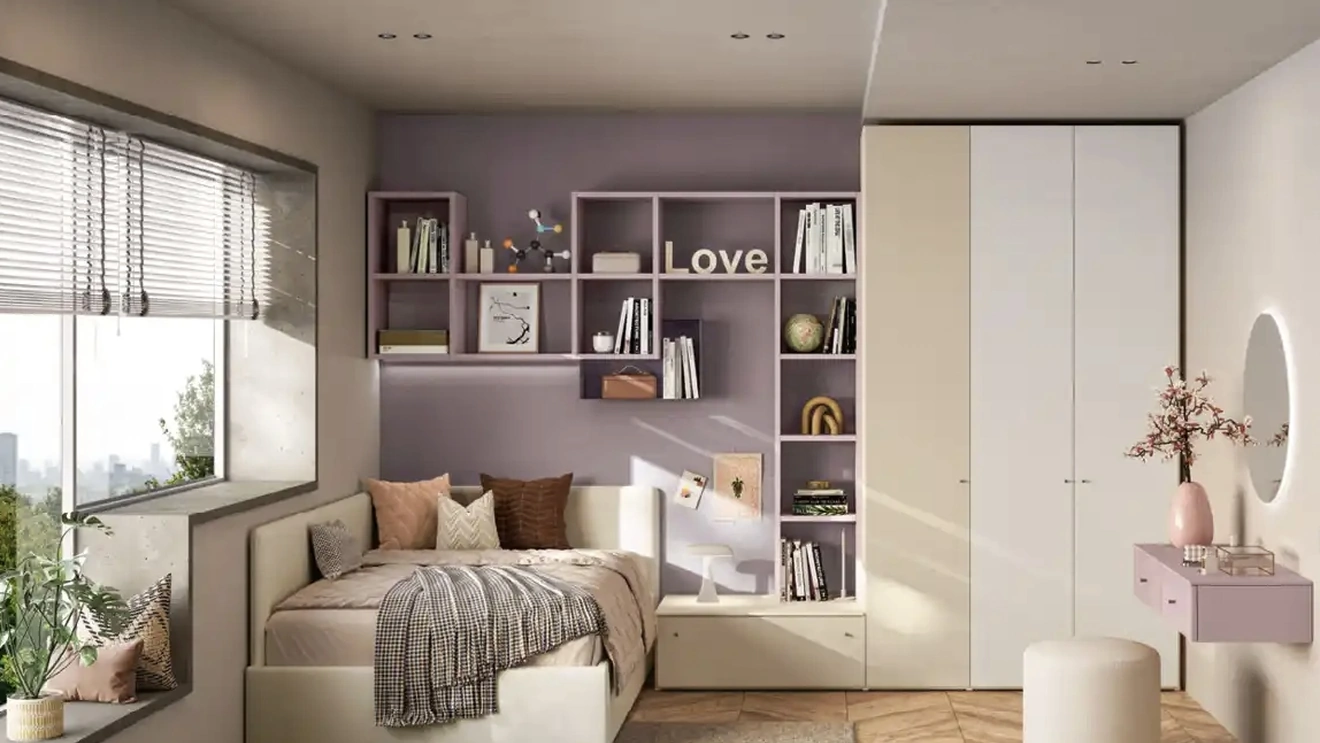 Cameretta su misura per ragazzi Y117 di Moretti Compact Camerette