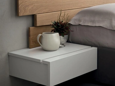 Comodino Scuderia in laccato di Maronese Acf