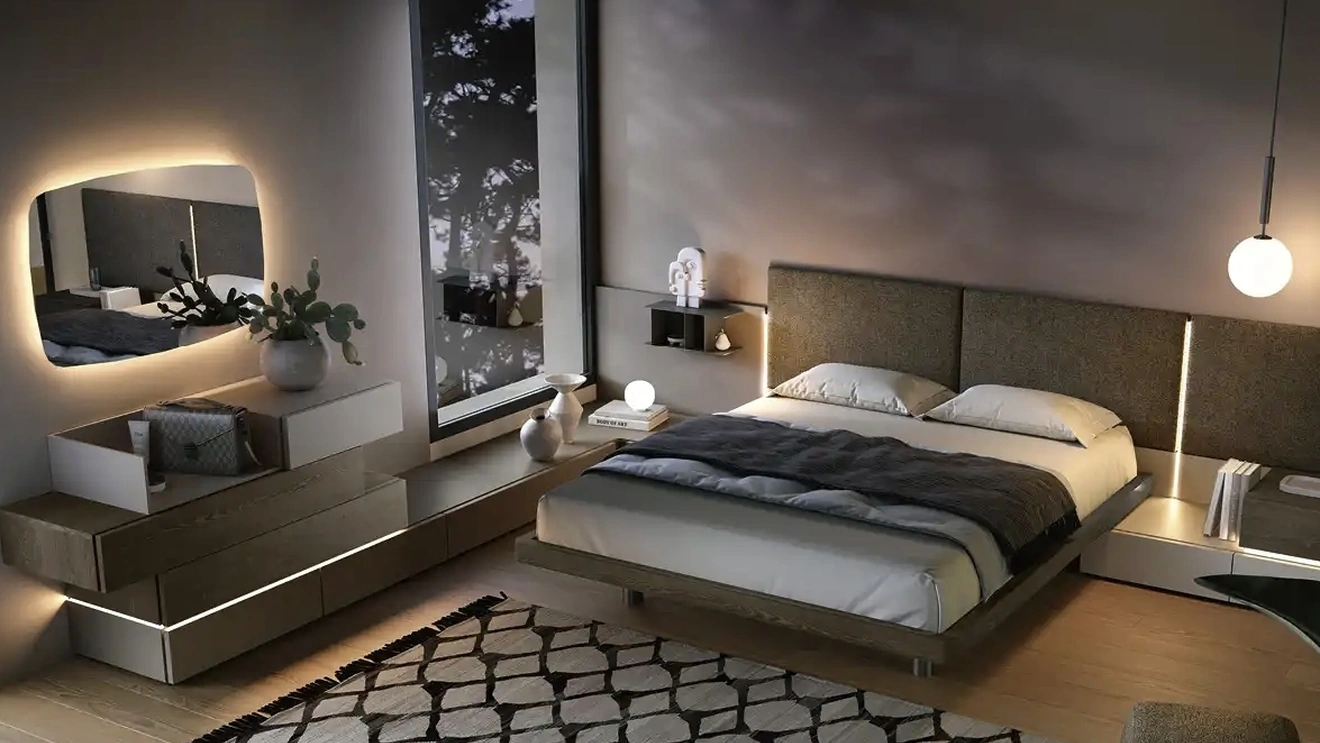 Letto di design Puzzle M17 di Moretti Compact Giorno Notte