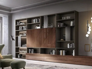 Libreria Kosmos KL207 di Moretti Compact Giorno Notte