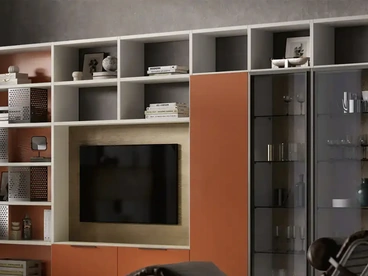 Libreria Kosmos KL211 di Moretti Compact Giorno Notte