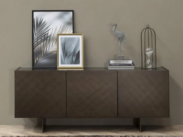 Madia Coated in laccato bronzo spazzolato di Tonin Casa