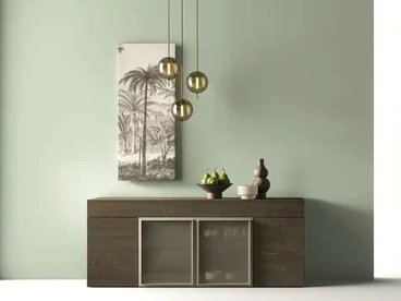 Madia Kosmos KM322 in legno e vetro di Moretti Compact Giorno Notte