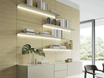 Parete Attrezzata Domino Boiserie 01 di Sangiacomo