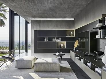 Parete Attrezzata Domino Boiserie 06 di Sangiacomo