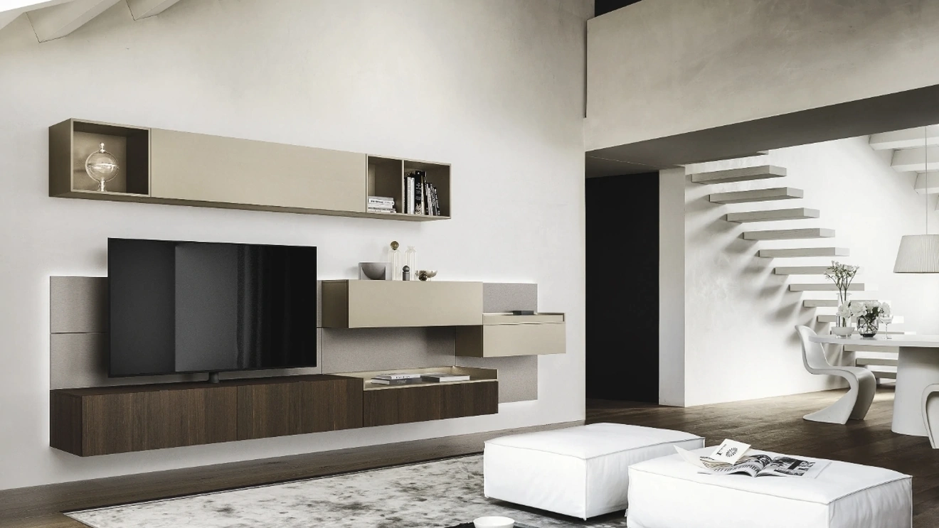 Parete Attrezzata Lampo 016 di Sangiacomo