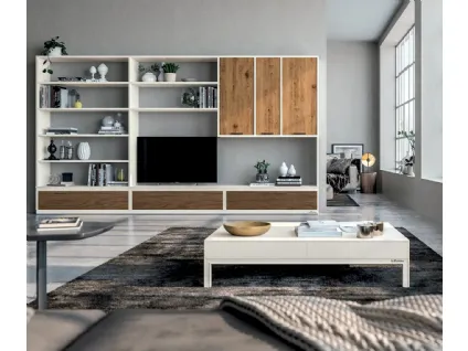 Parete Attrezzata Melograno composizione 95 di Le Fablier