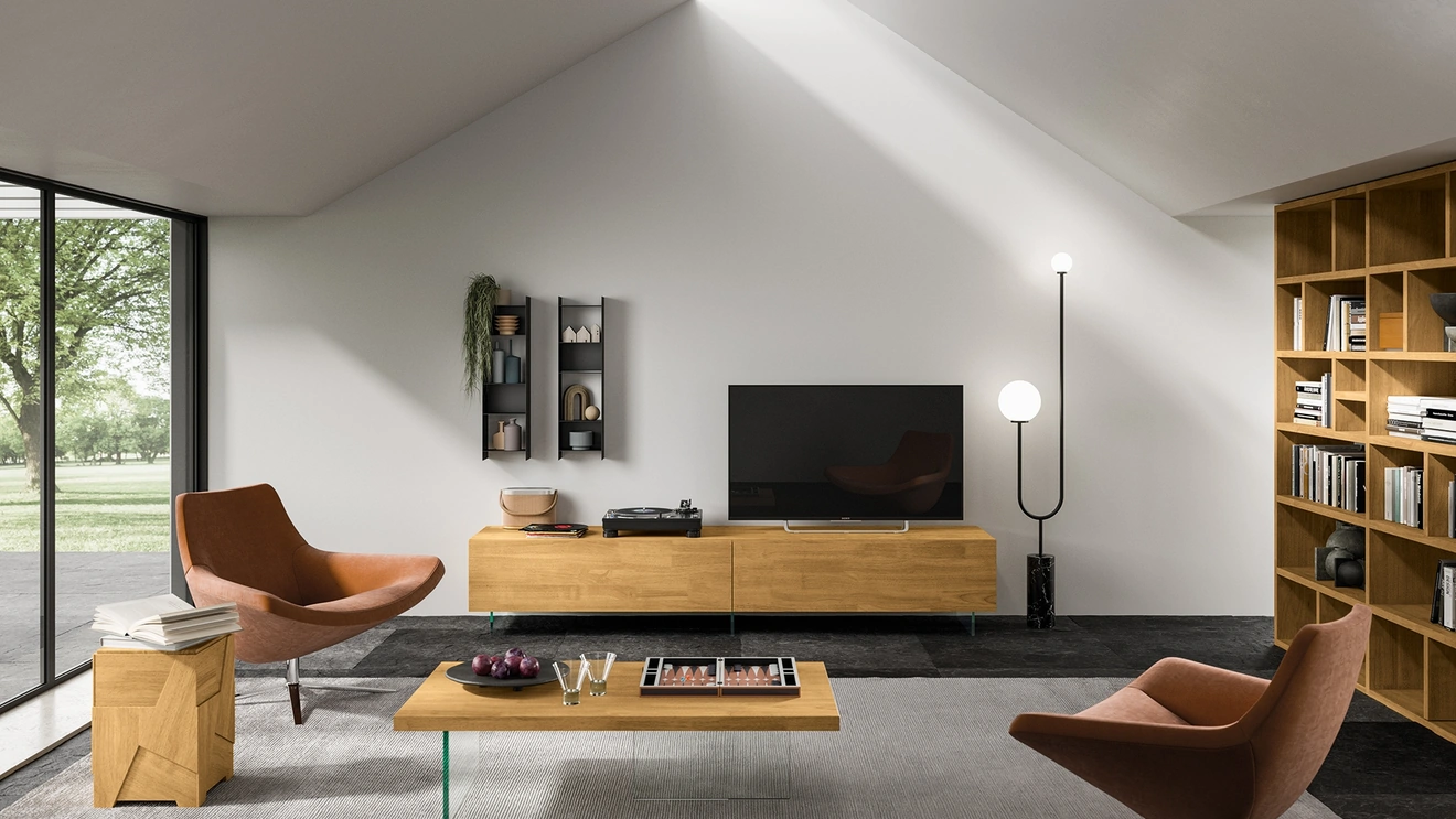 Parete Attrezzata Mixer 07 di FGF Mobili