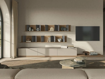 Parete Attrezzata Night & Day L01NS di Colombini Casa