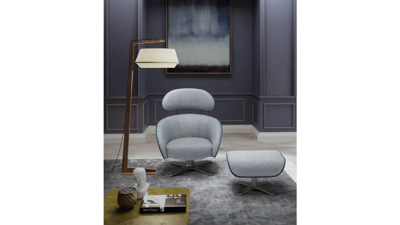 Poltroncina di design in tessuto Coconut di Egoitaliano