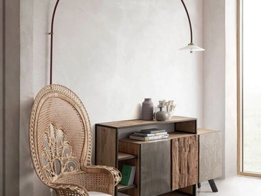 Poltrona in rattan Peacock di Bizzotto