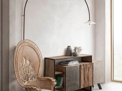 Poltrona in rattan Peacock di Bizzotto