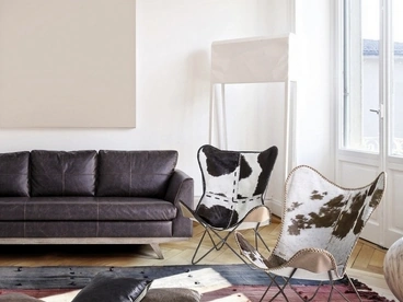 Poltrona in pelle Buffalo di Bizzotto