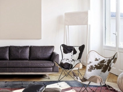 Poltrona in pelle Buffalo di Bizzotto
