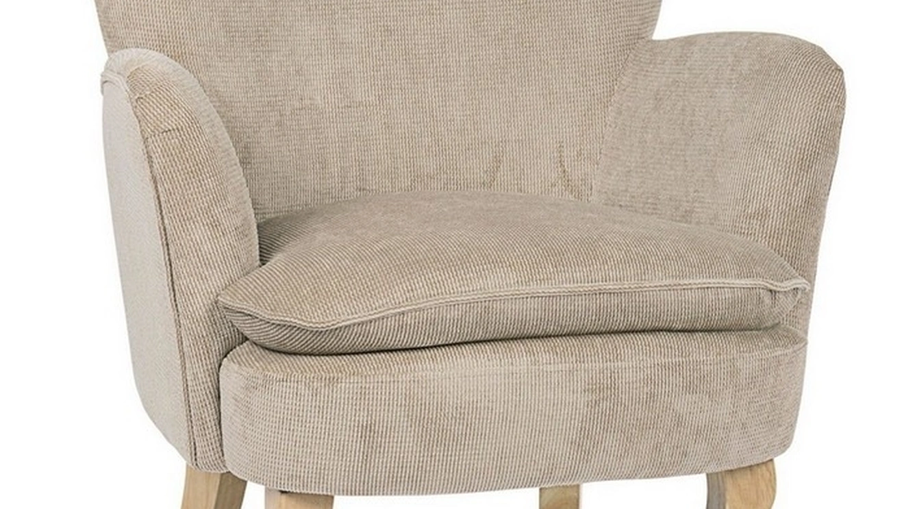 Poltrona Chenille in velluto di Bizzotto