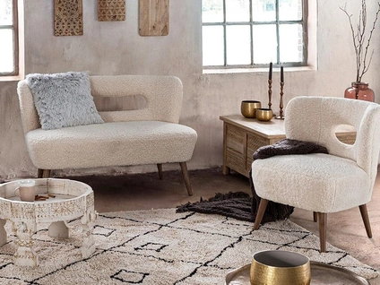 Poltroncina in tessuto Cortina di Bizzotto