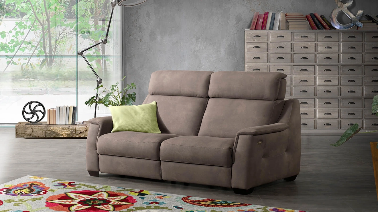Divano Letto relax classico lineare in tessuto Zoe di Vitarelax