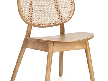 Sedia in legno e Rattan Adolis di Bizzotto