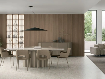 Sedia Dora in nabuk di Tomasella