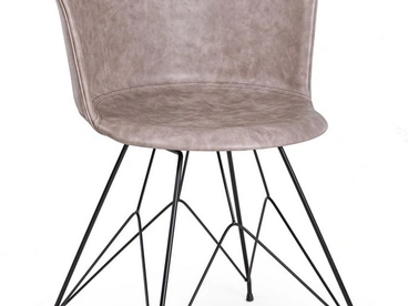 Sedia in ecopelle Loft di Bizzotto