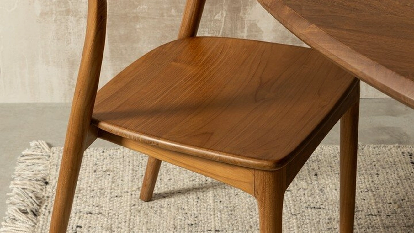 Sedia in teak Miley naturale di Bizzotto