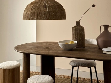 Tavolo in legno Orlando Brown di Bizzotto