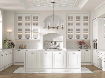 Cucina Classica con isola Afrodite Liberty di Arrex