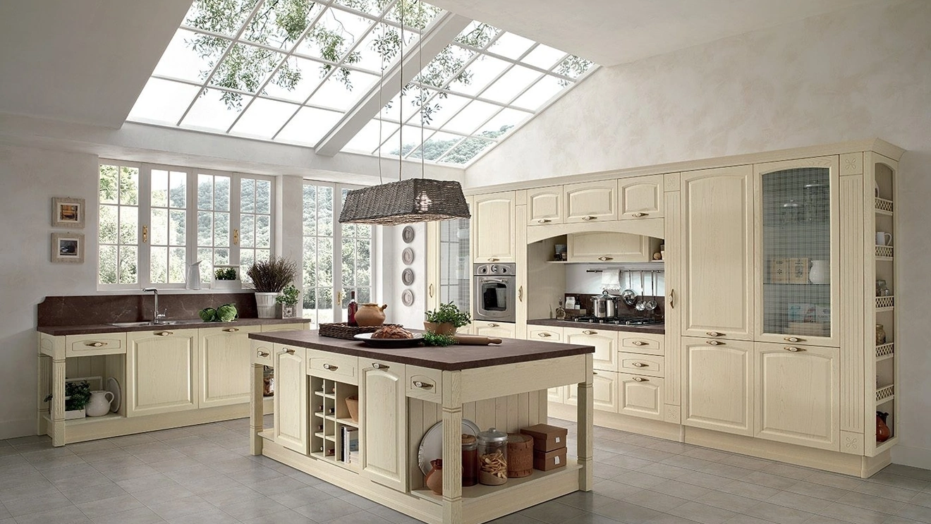 Cucina Classica con isola Mida 03 di Colombini Kitchen